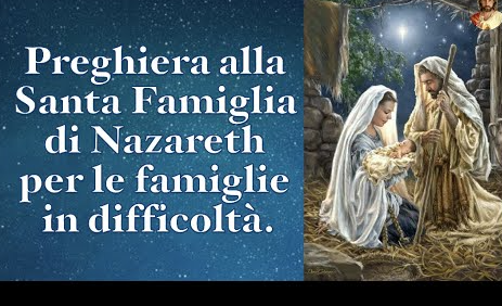 Preghiera famiglia in difficoltà