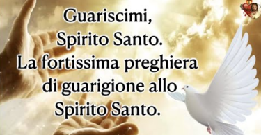 Preghiera allo Spirito Santo per la Salute