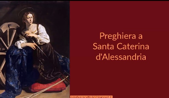 Santa Caterina d'Alessandria Preghiera